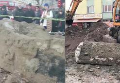 Büyükçekmece’de inşaat kazısı sırasında lahit bulundu