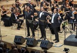 Başkentte üç tenor aynı sahnede buluştu