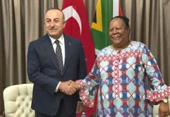 Çavuşoğlu, Güney Afrika Uluslararası İlişkiler ve İşbirliği Bakanı Pandor ile görüştü