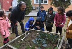 Anaokulu öğrencileri, doğa dostu projelerle geri dönüşüm sürecine katılıyor