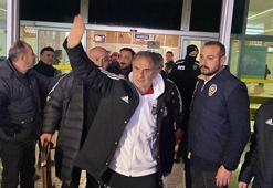 Beşiktaş, Konya'da tezahüratlarla karşılandı