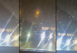 Haliç'te çatışmanın ortasında kalan sürücülerin korku dolu anları kamerada