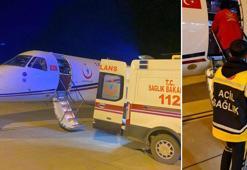Ambulans uçak, Jiyan bebek için havalandı