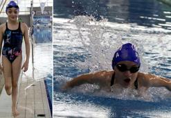 Doğuştan bedensel engelli Türkiye şampiyonu İrem, 6 yılda 14 madalya kazandı