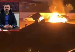 Ülkü Ocakları Anamur İlçe Başkanı Satar'ın otomobili yandı