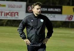 Konyaspor'un yeni teknik direktörü Aleksandar Stanojevic, ilk antrenmanına çıktı