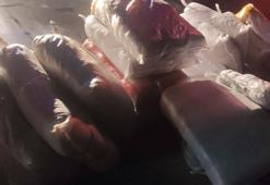 Kargo minibüsünde 500 kilo kaçak tütün ele geçirildi