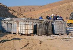 Boş araziye 65 varil kimyasal madde bırakan 4 kişi serbest bırakıldı