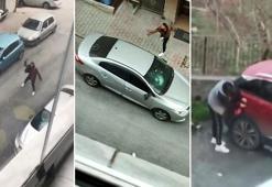 Gaziosmanpaşa'da mahallede kabus dolu anlar; araçları taşladı, binalara zarar verdi