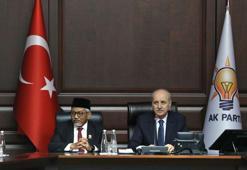 AK Parti'li Kurtulmuş, Endonezya Adalet ve Refah Partisi Genel Başkanı ile görüştü