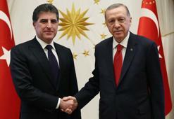 Cumhurbaşkanı Erdoğan, IKBY Başkanı Barzani'yi kabul etti