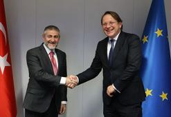 Bakan Nebati, Genişlemeden Sorumlu AB Komiseri Varhelyi ile görüştü