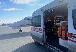 Ambulans uçak, kalp yetmezliği olan Berivan için havalandı