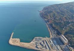 Yüz ölçümünü değiştirecek lojistik limanda hummalı dolgu