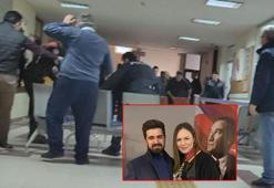 Avukat çift, tapu müdürlüğünde müvekkillerinin eşinin silahlı saldırısına uğradı