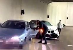 Alt geçitte 'buzlanma' kazası kamerada