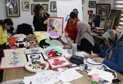 Kanser hastaları, LÖSEV'in punch nakışı etkinliğiyle hayata tutunuyor