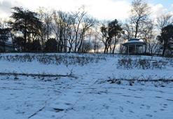 Çamlıca Tepesi beyaza büründü