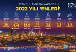 2022’de elektrik tüketiminin yüzde 8,5’i Avrupa Yakası’ndan