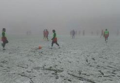 Mardin’de kar ve sis etkili oldu