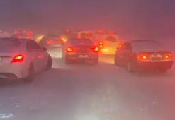 Uludağ yolu'nda 20 kilometrelik araç kuyruğu oluştu