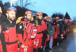 İstanbul'dan deprem bölgesine arama kurtarma ekipleri gidiyor