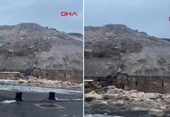 Gaziantep Kalesi’nin surları yıkıldı