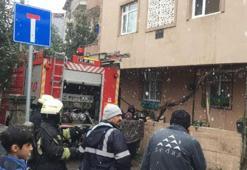 Evini ateşe verip, 3’üncü kattan atladı