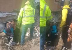 Kırıkhan'da 7 kişiyi kurtaran Fatih Belediyesi ekibi, 3 çocukla temas kurdu