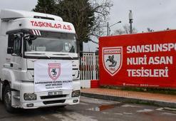 Samsunspor yardım TIR’ları yola çıktı, Hüseyin Eroğlu açıklamalarda bulundu