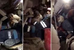 Masal bebek ve hamile annesi, enkazdan 56'ncı saatte kurtarıldı