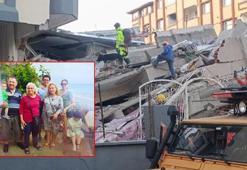 Rusya'dan Hatay'a ziyarete gelen 4 kişilik aile, enkaz altında