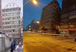 Elazığ'da tahliye edilen binanın beşik gibi sallanması kamerada