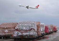Turkish Cargo yardım malzemesi taşımaya devam ediyor