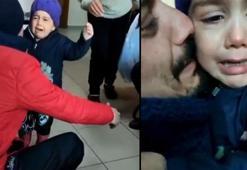 Enkazdan kurtarılan baba-kız, 8 gün sonra birbirine kavuştu