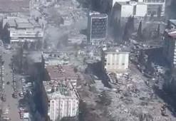 Kahramanmaraş'ta felaketin boyutu havadan görüntülendi