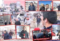 7.6'lık depreme canlı yayında yakalanan DHA muhabirleri o anları anlattı