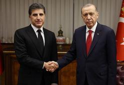 Cumhurbaşkanı Erdoğan, IKBY Başkanı Neçirvan Barzani'yi kabul etti