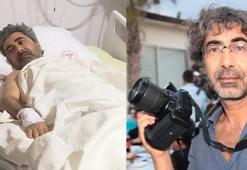 Sol el bileği çakı ile kesilerek enkazdan kurtarılan gazeteci Akın Bodur, İstanbul'a sevk edilecek