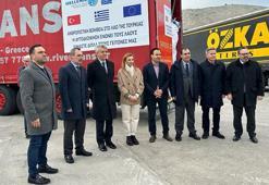 Yunanistan’dan 4 TIR’lık yeni yardım İskenderun’a doğru yola çıktı