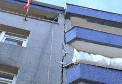 Esenler'de inşaat çalışması sırasında hasar oluşan binalar mühürlendi