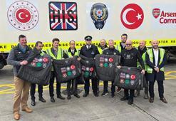 Arsenal, deprem bölgesine 2 TIR yardım malzemesi gönderiyor