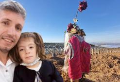 Mezarlıktaki kırmızı montun altından dram çıktı