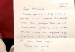 Anaokulu öğrencilerinden duygulandıran mektup