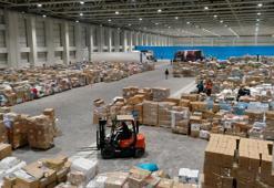 Kayseri'de depremzedeler için lojistik üs