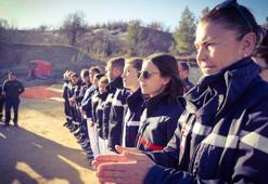 Adıyaman’daki Fransız sahra hastanesinde görev değişimi