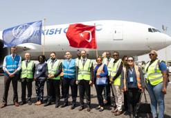 BM Göç Örgütü’nün 240 tonluk yardımı Kenya’dan Türkiye’ye geldi