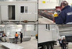 Düzce Valiliği depremzedeler için 2 fabrikada konteyner üretiyor