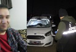 'Dur' ihtarına uymayıp araçla kaçan ve polise çarpan şüpheli yakalandı