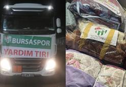 Bursaspor’dan Diyarbakır’a yardım TIR’ı